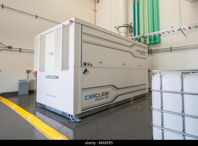 Flow battery installation